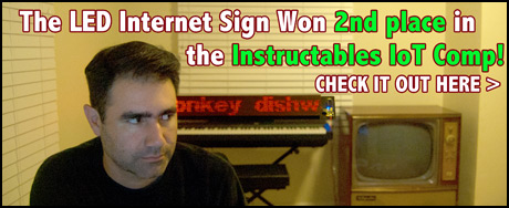 LED Internet Sign